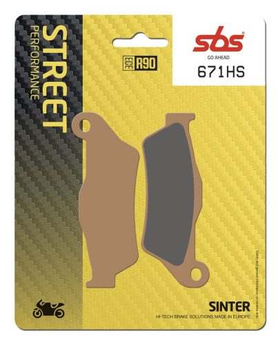 Placute frana SBS Sinter Fata 671HS