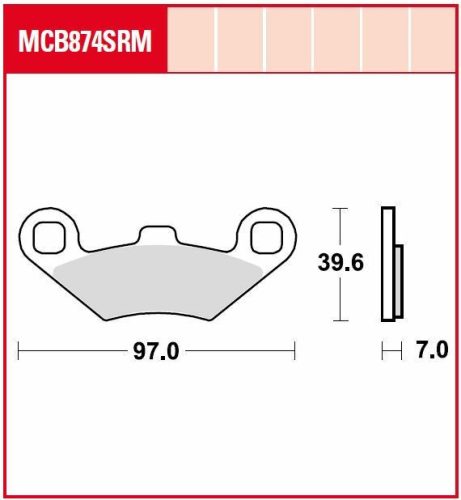 Trw Placute Frana Sinter Scooter Mcb874Srm