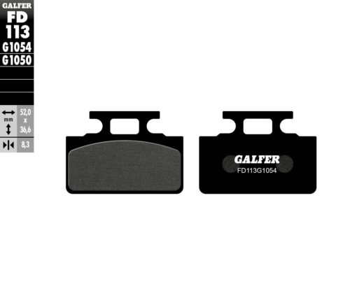 Placute frana GALFER Semi Metalic FD113G1054