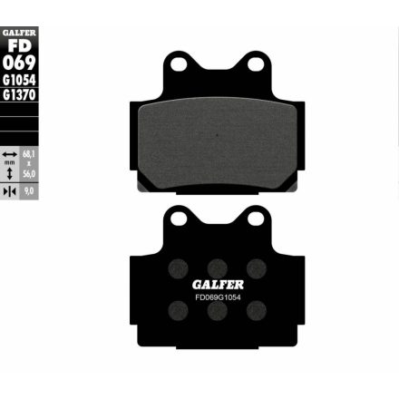 Galfer Placute Frana Semi Metal Fd069G1054