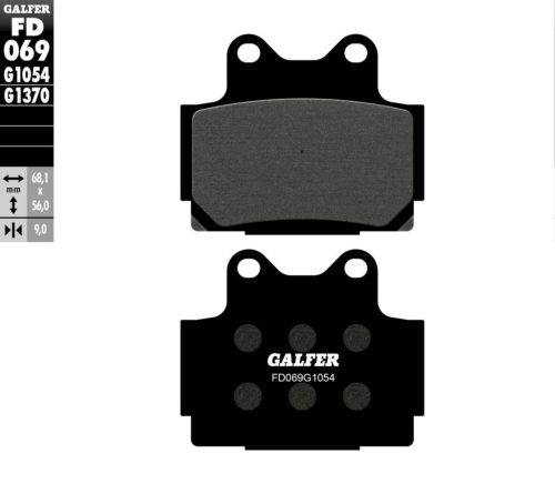 Placute frana GALFER Semi Metalic FD069G1054