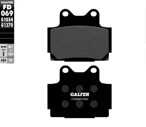 Plăcuțe frână Galfer sinterizate FD069G1054