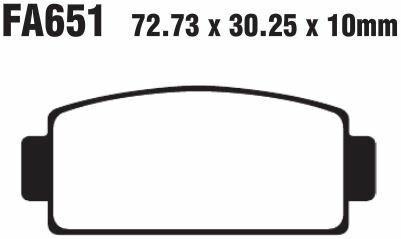 Ebc Placute Frana Sint R Series Fa651R