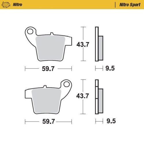 Moto-Master Placute Frana Nitro Sport 099022