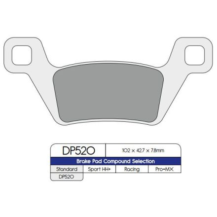 Dp Brakes Placute Frana Sintered Dp520