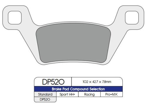 Dp Brakes Placute Frana Sintered Dp520