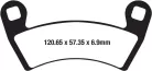 Plăcuțe frână ATV & Dirt EBC FA656R