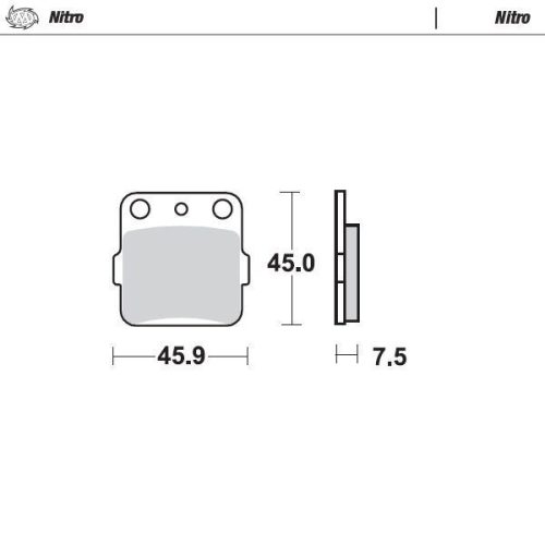 Moto-Master Placute Frana Nitro 091421