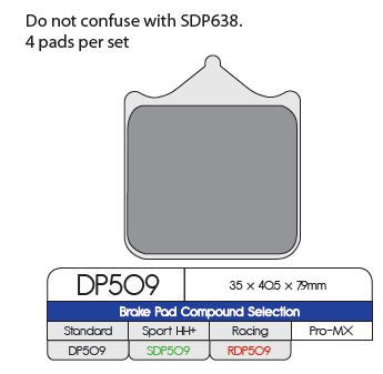 Dp Brakes Placute Frana Sinter Dp509