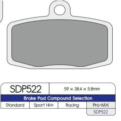 Placute frana DP BRAKES Sinter Metal DP552