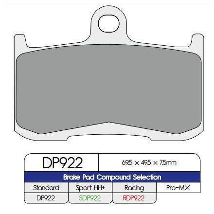 Dp Brakes Placute Frana Sinter Dp922