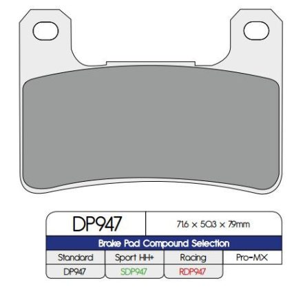 Dp Brakes Placute Frana Sinter Dp947