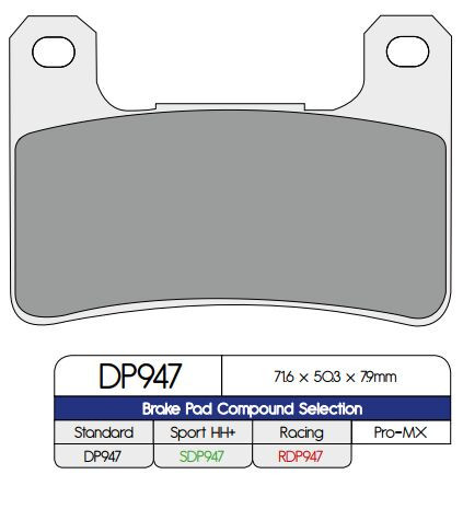 Dp Brakes Placute Frana Sinter Dp947