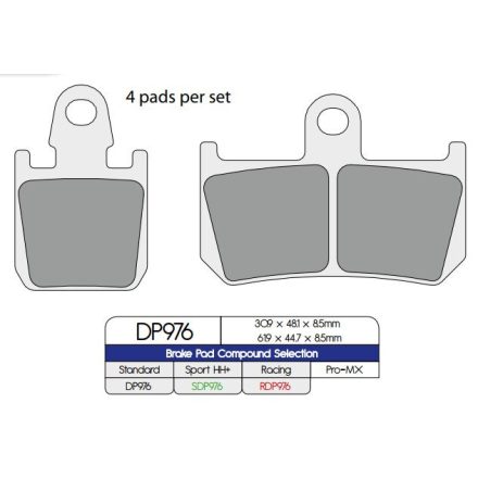 Dp Brakes Placute Frana Sinter Dp976