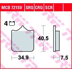 Placute-Frana-Sinter-Srt-Trw-Mcb721Srt