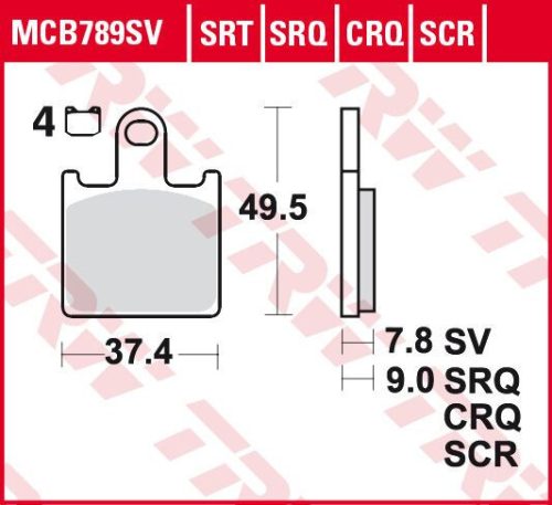 Placute-Frana-Sinter-Srt-Trw-Mcb789Srt