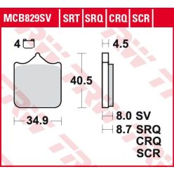 Placute-Frana-Sinter-Srt-Trw-Mcb829Srt