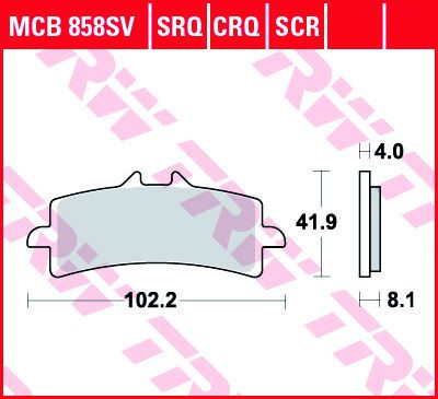 Placute-Frana-Sinter-Srt-Trw-Mcb858Srt