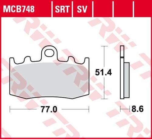 Placute-Frana-Sinter-Srt-Trw-Mcb748Srt