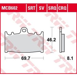 Placute-Frana-Sinter-Srt-Trw-Mcb602Srt