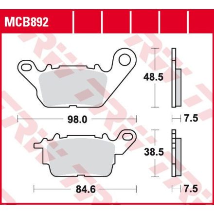 Placute-Frana-Standard-Trw-Mcb892