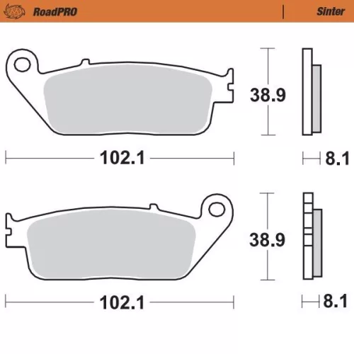 Plăcuțe frână sinterizate MOTO-MASTER 402501