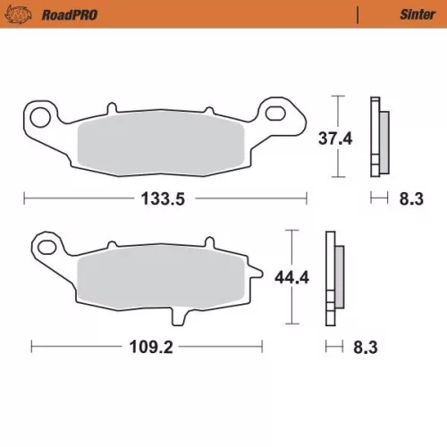 Plăcuțe frână sinterizate MOTO-MASTER 404201