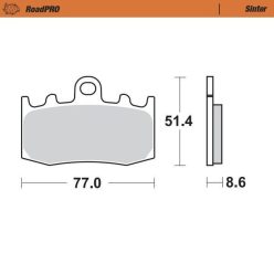 Placute frana MOTO-MASTER Sinter 406201