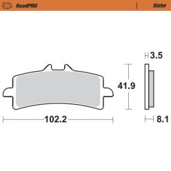 Moto-Master Placute Frana Sinter Fata 407001