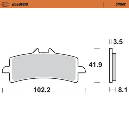 Moto-Master Placute Frana Sinter Fata 407001