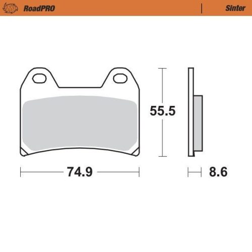 Moto-Master Placute Frana Sinter Fata 404301