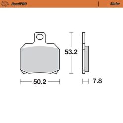 Moto-Master Placute Frana Sinter Spate 404802