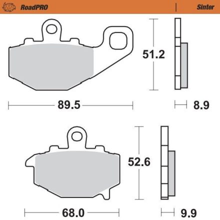 Moto-Master Placute Frana Sinter Spate 403702