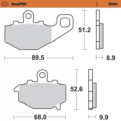 Plăcuțe frână sinterizate MOTO-MASTER 403702