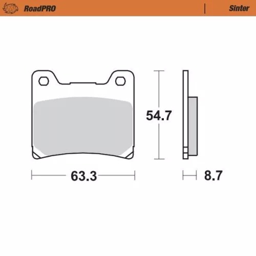 Plăcuțe frână sinterizate MOTO-MASTER 401802
