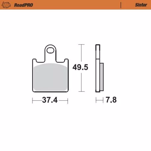 Plăcuțe frână sinterizate MOTO-MASTER 406801