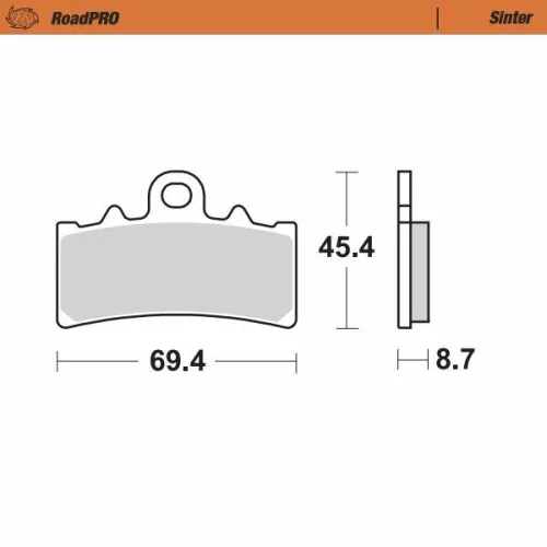 Plăcuțe frână sinterizate MOTO-MASTER 407601