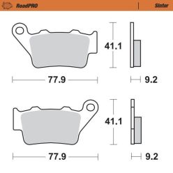 Moto-Master Placute Frana Sinter Spate 403402