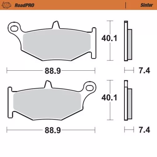 Plăcuțe frână sinterizate MOTO-MASTER 406602