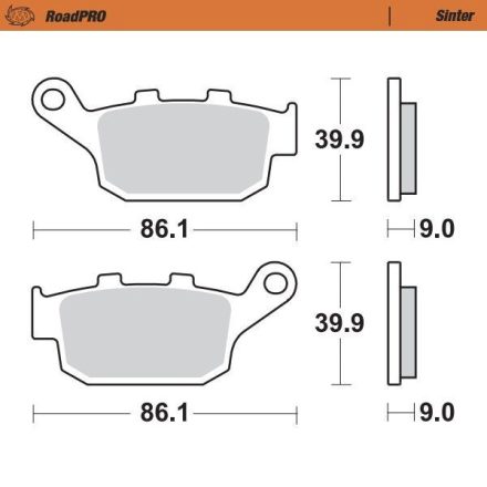 Moto-Master Placute Frana Sinter Spate 407702