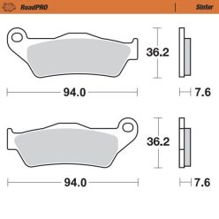 Placute frana MOTO-MASTER Sinter 403201