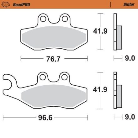 Moto-Master Placute Frana Scooter 400403