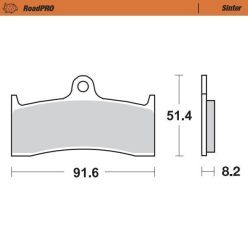 Placute frana MOTO-MASTER Sinter 403501