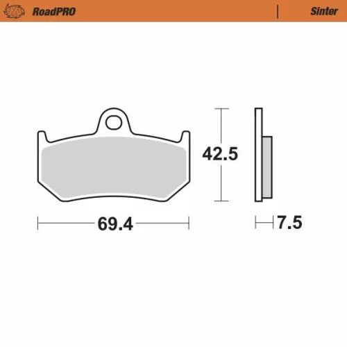 Plăcuțe frână sinterizate MOTO-MASTER 402602