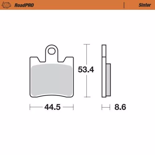 Plăcuțe frână sinterizate MOTO-MASTER 405301