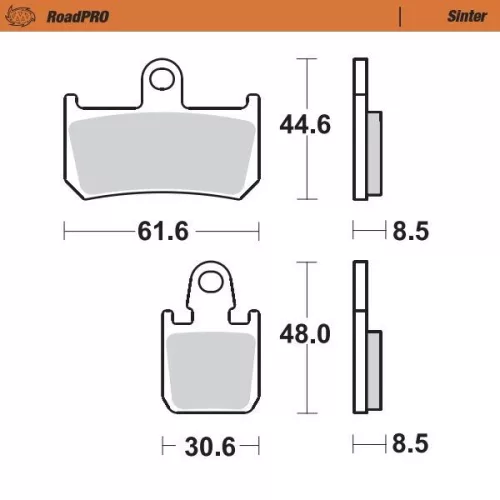 Plăcuțe frână sinterizate MOTO-MASTER 406901