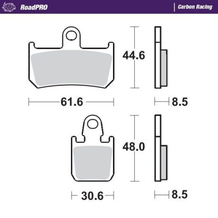 Moto-Master Placute Frana Carbon Racing 406906