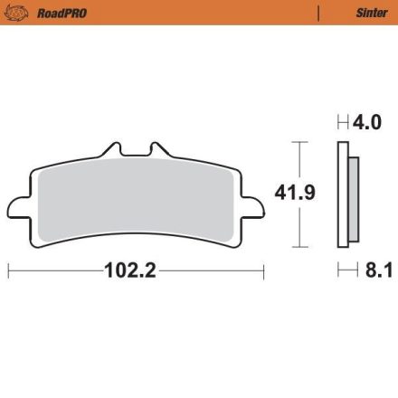 Moto-Master Placute Frana Sinter Fata 408101