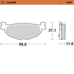 Placute frana MOTO-MASTER Sinter 400803