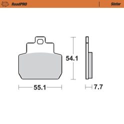 Placute frana MOTO-MASTER Sinter 401003